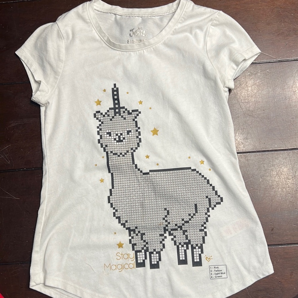 Girls justice size 8 shirt